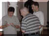 Mark, Dave & Mark looking at book.jpg (37948 bytes)