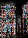 Stained Glass in Great Hall @ Newschwanstein.jpg (58653 bytes)
